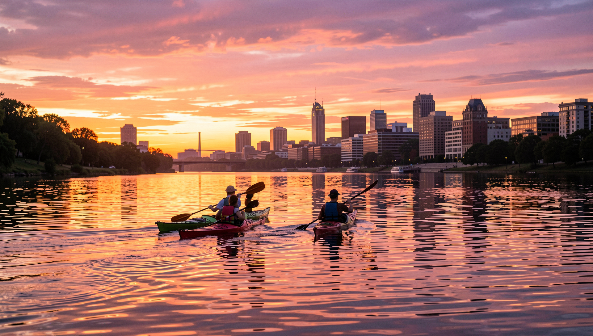 Kayaking on the Susquehanna River in Harrisburg PA