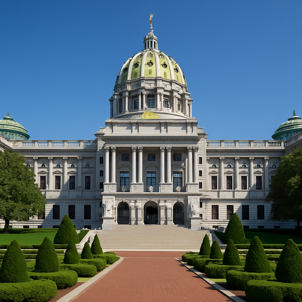 Harrisburg Pennsylvania Capitol District government jobs homes
