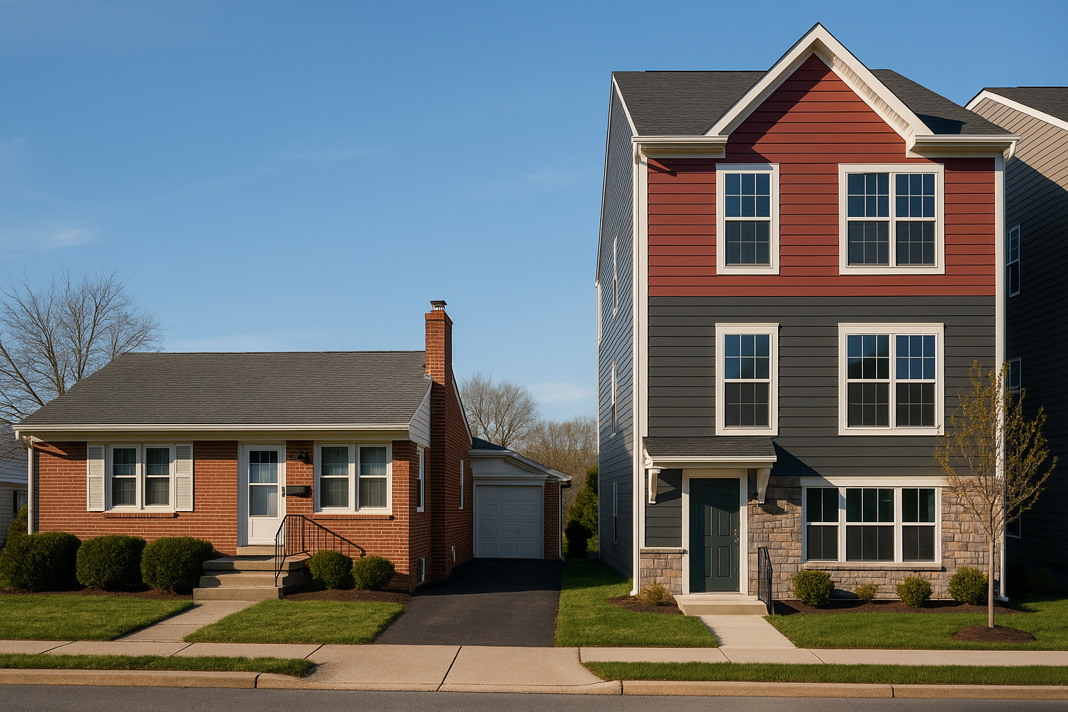 older homes vs new construction Enola Pennsylvania comparison